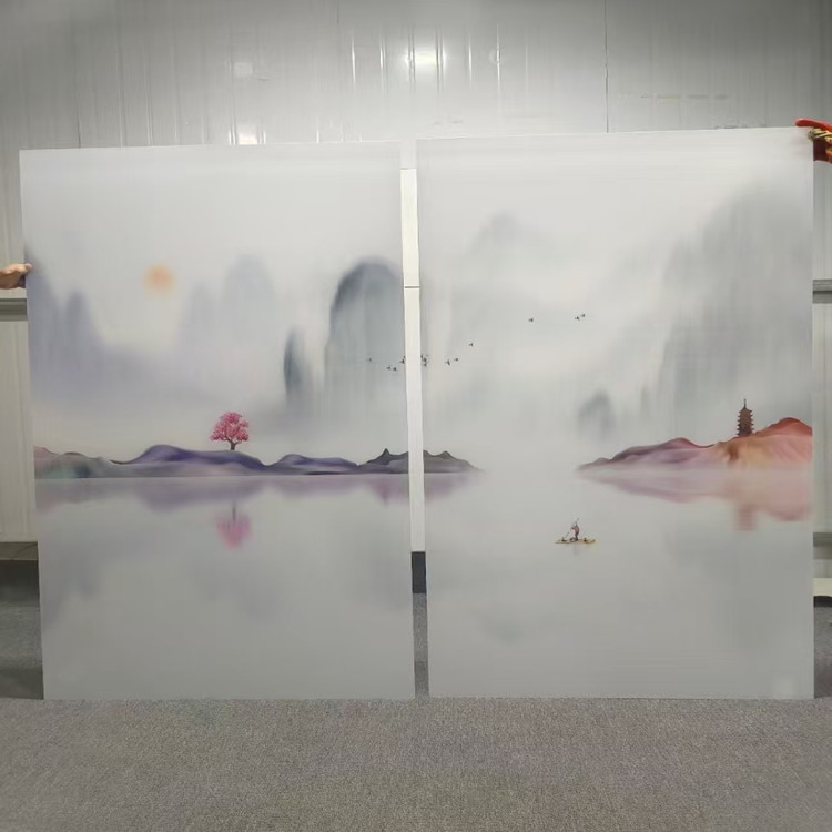 數碼打印山水畫